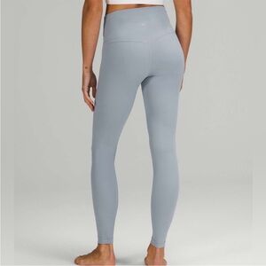 Women’s light blue Lululemon align 25 inch leggings